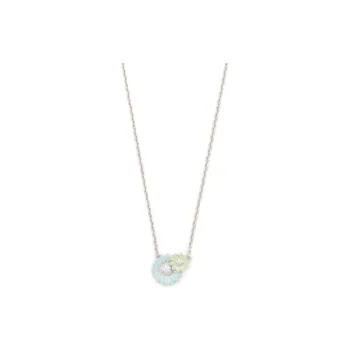 GEORG JENSEN Sterling Silver Enamel Enamel Necklaces Women's Silver
