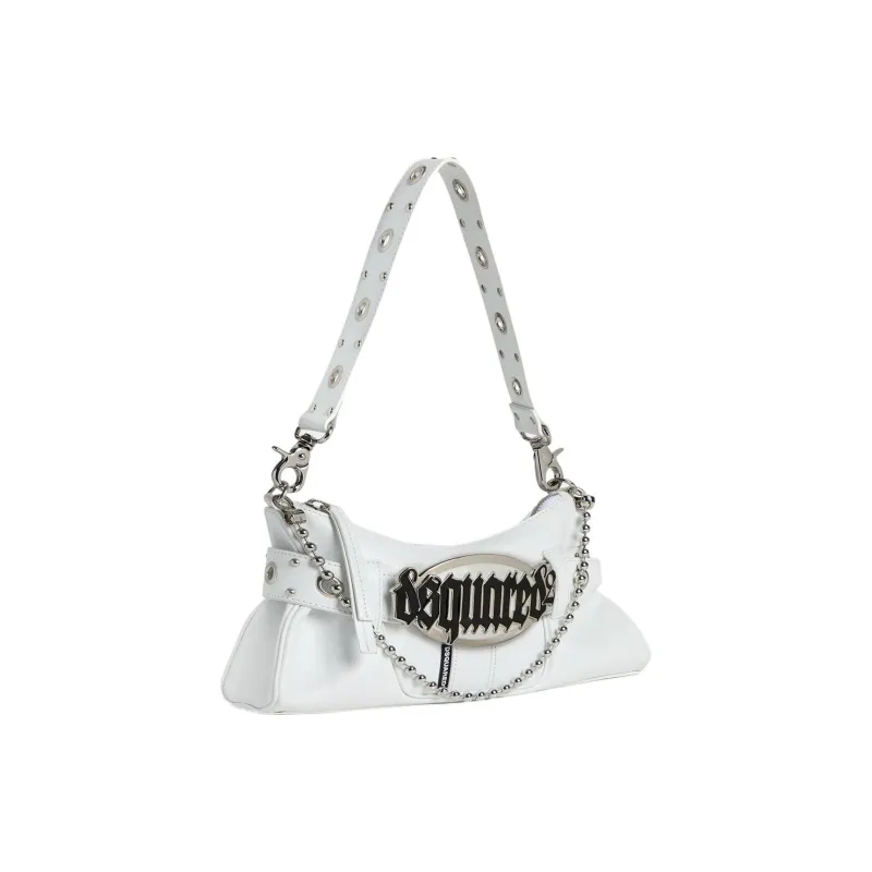 DSQUARED 2 Gothic Logo Plaque Shoulder Bag-1
