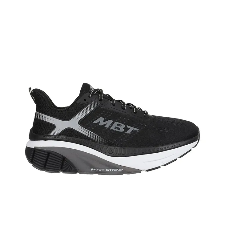 MBT Cushioning, Breathable, Height Increasing, Reflective, Rebound Low Top Casual Running Shoes Men's Black-1
