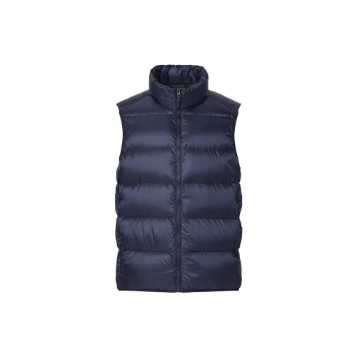 UNIQLO Vests Unisex Navy Blue