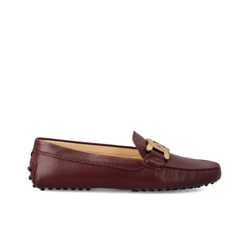 TOD'S Kate Gommino Logo Plaque Loafers Women's-1