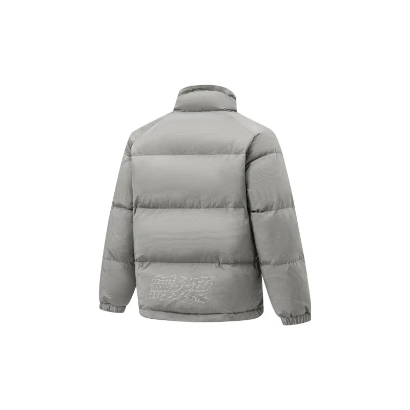 LiNing Skateboard Down Jacket Unisex Oat Gray-1