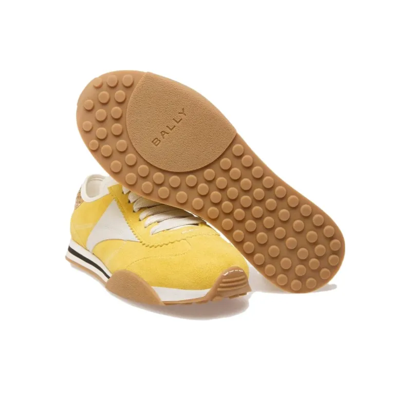 BALLY Low Top Casual Shoes Women's Yellow-3