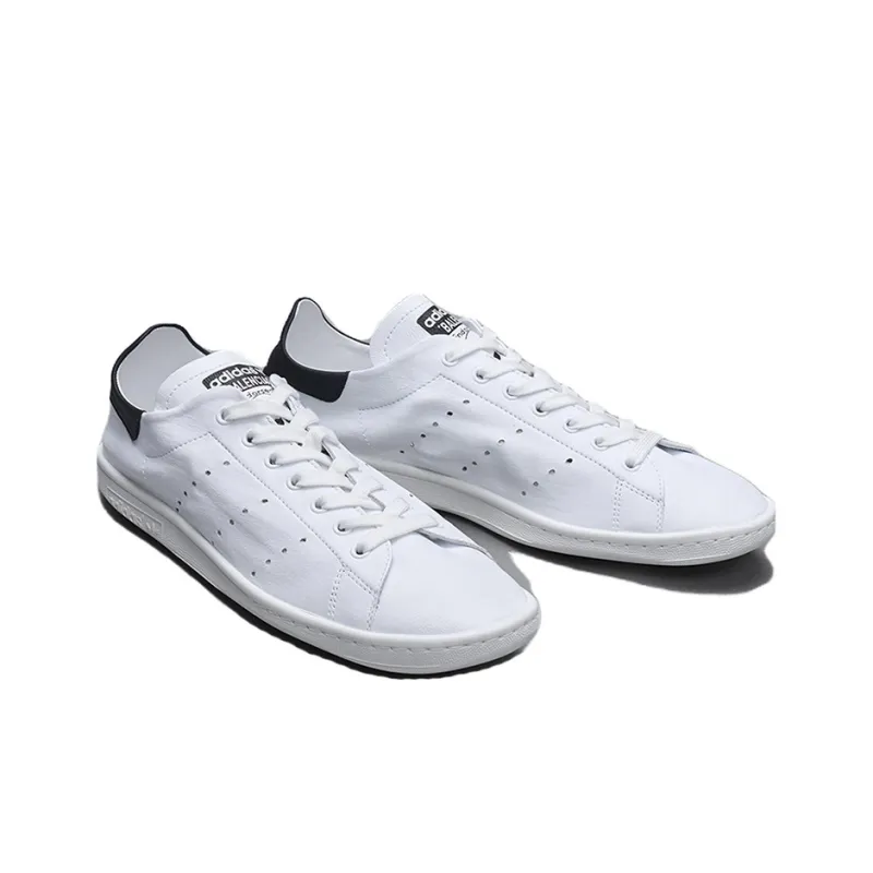 Balenciaga x Adidas Originals STAN SMITH Anti Slip Wear Resistant Low Top Skateboard Shoes Men's White Black-1