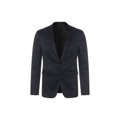 ANDREW MACKENZIE Business Suits Men Navy Blue