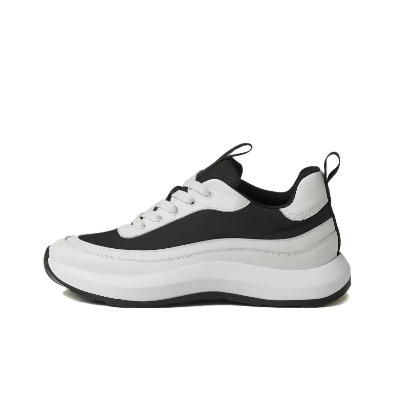 HERMES Gramme Low Top Casual Shoes Women's Black White-0