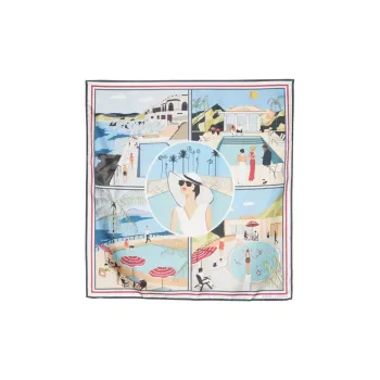Aspinal Of London Silk Scarves Women's Multicolor