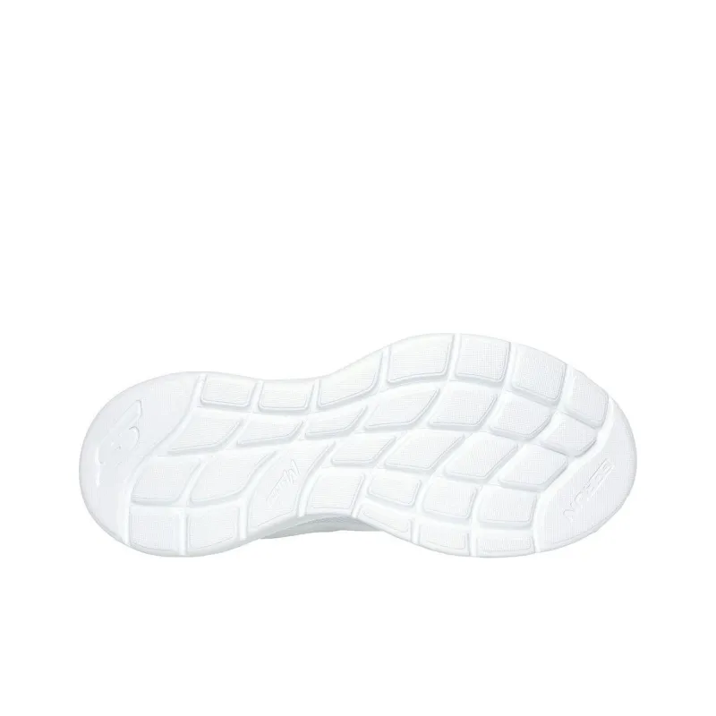 Skechers Go Run Lite Anti Slip And Wear Resistant Breathable Low Top Casual Running Shoes Men's White Gray-3