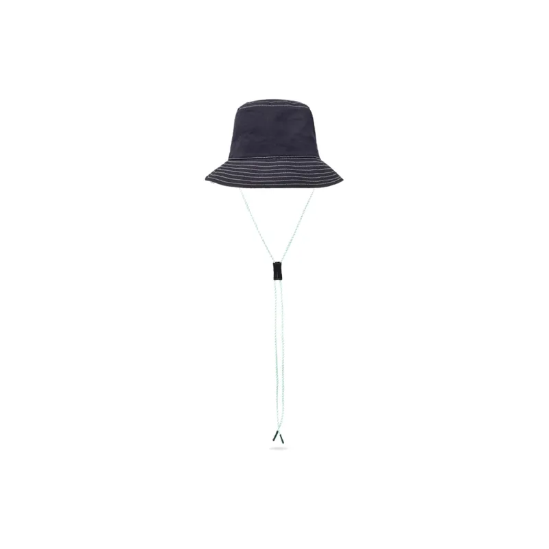 Maison Kitsune Logo Embroidered Bucket Hat-1