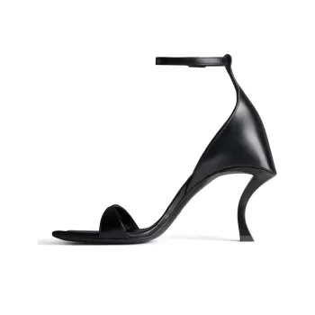 Balenciaga Hourglass 100mm Leather Sandals