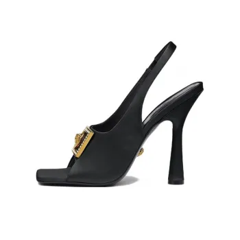 VERSACE Medusa-plaque Slingback Sandals
