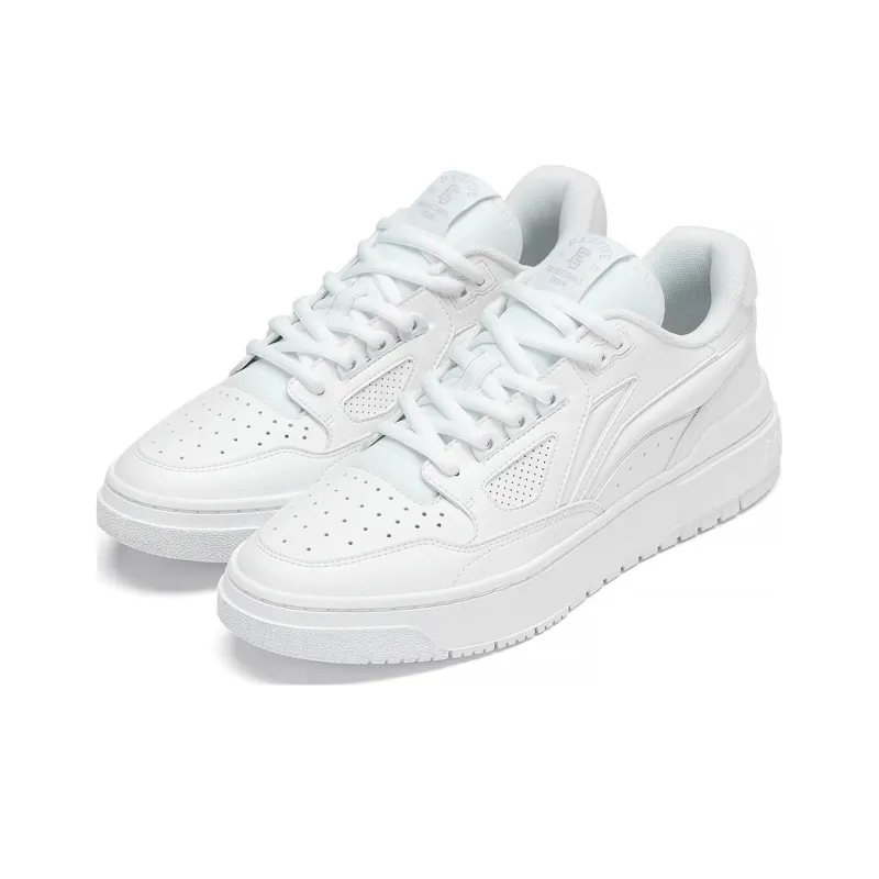 LiNing Rookie 2 BadFive Slip Resistant Low Top Skateboard Shoes Men's White-1