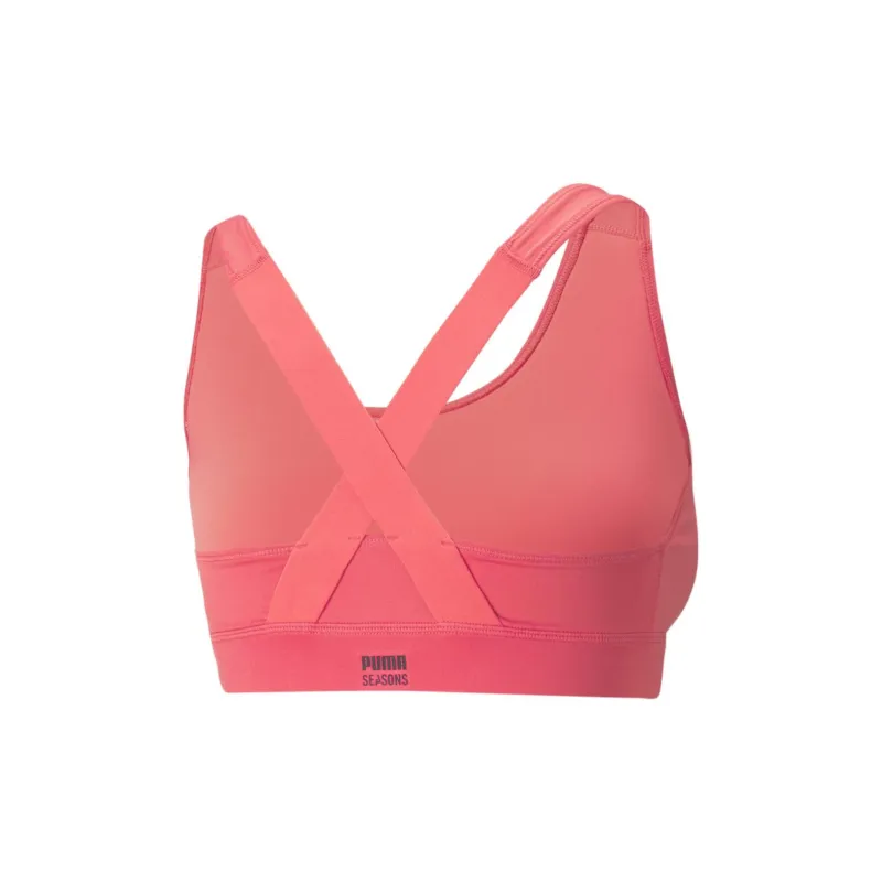 PUMA SEASONS SEASONS High Impact Bra Top Sports Underwear Women's Pink-1
