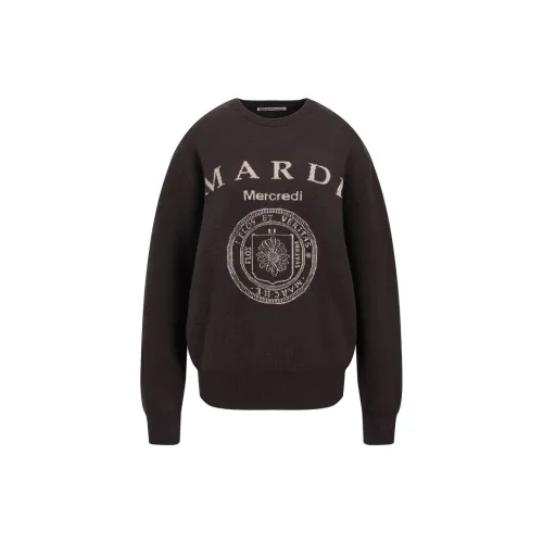 MARDI MERCREDI Sweaters Women's Dark Brown Latte Brown