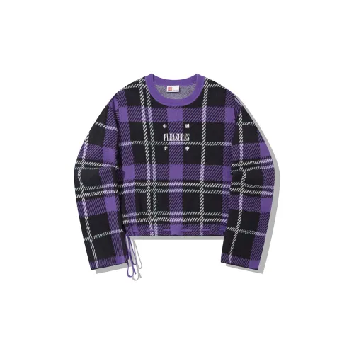 Pleasures X LiNing Knitwear Women's Black Ultraviolet Light Checkered Combination