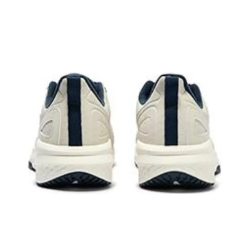 361° Cushioning Wear-Resistant Low-Top Running Shoes Men's Oat Cream Ink Blue-3