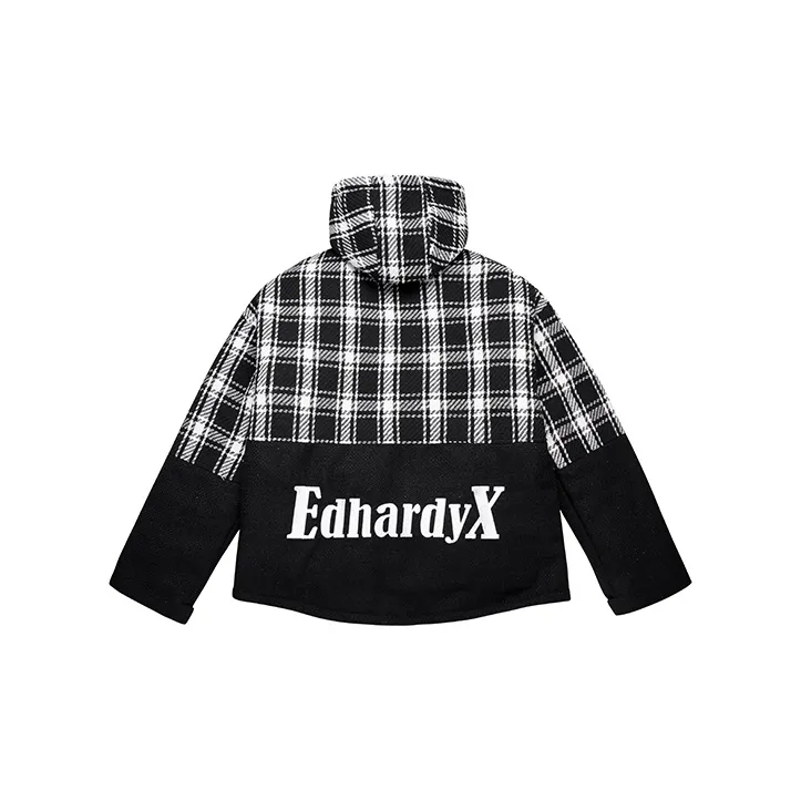 ED HARDY X Puffer Jacket Unisex Black-1