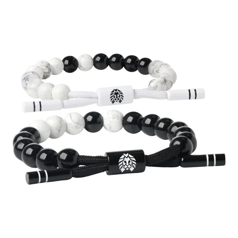 Rastaclat Agate Small Lion Chinese Style Jade Bracelet Gift Box Set Unisex-6