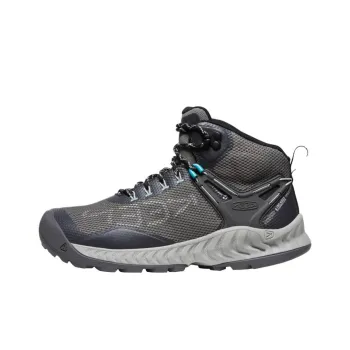 KEEN Nxis Evo WP Series Cushioning Wear-Resistant Mid-Top Outdoor Shoes Women's Gray