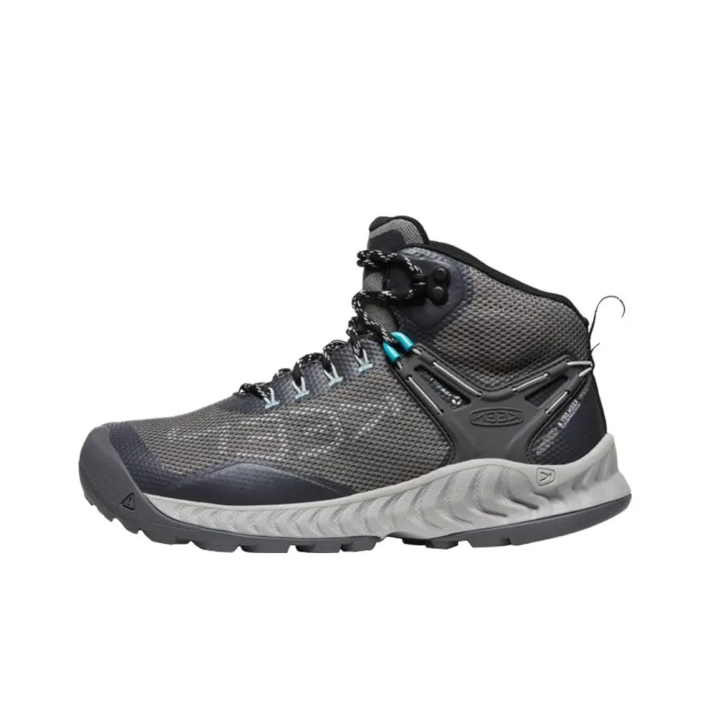 KEEN Nxis Evo WP Series Cushioning Wear-Resistant Mid-Top Outdoor Shoes Women's Gray-0