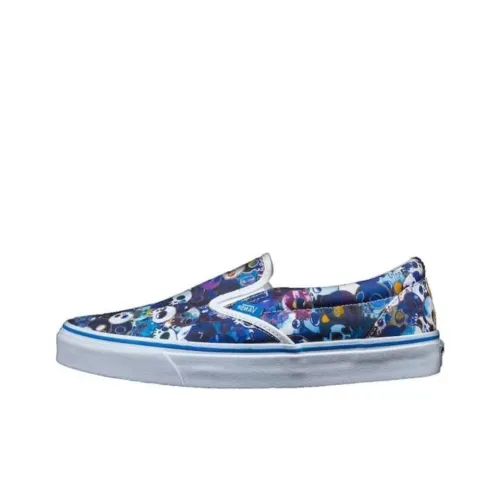 Vans Slip On 'Murakami Blue Skulls'