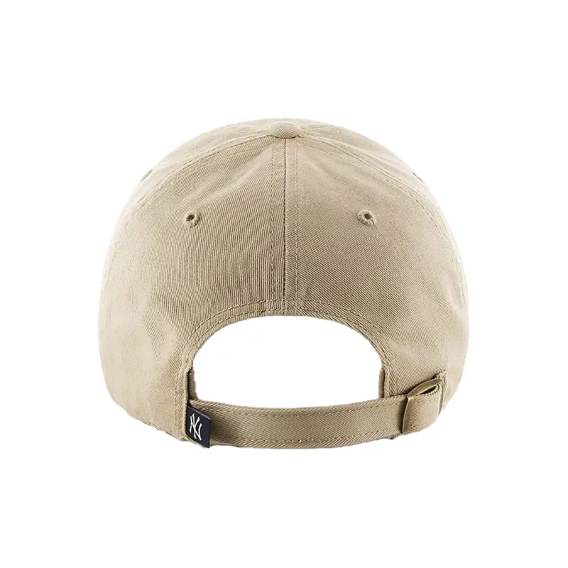 MLB Cotton Baseball Caps Men's Light Brown-1