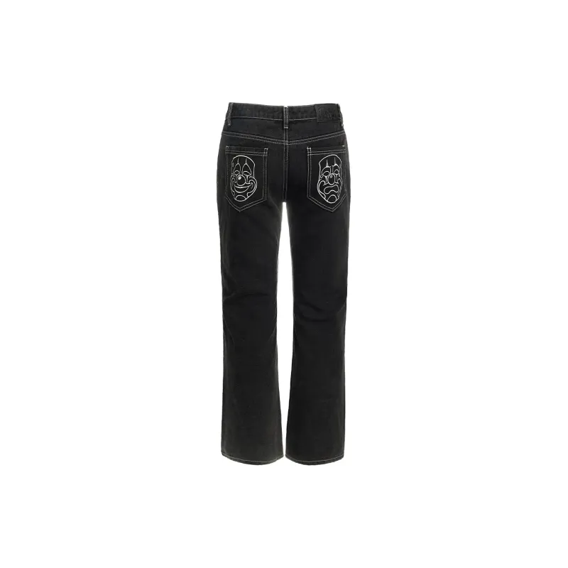 STK SMALL TOWN KID x FIDDY Jeans Unisex Washed Black-1