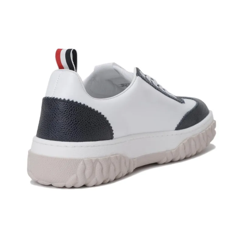 THOM BROWNE Casual Shoes Men Low Top White/Blue-3