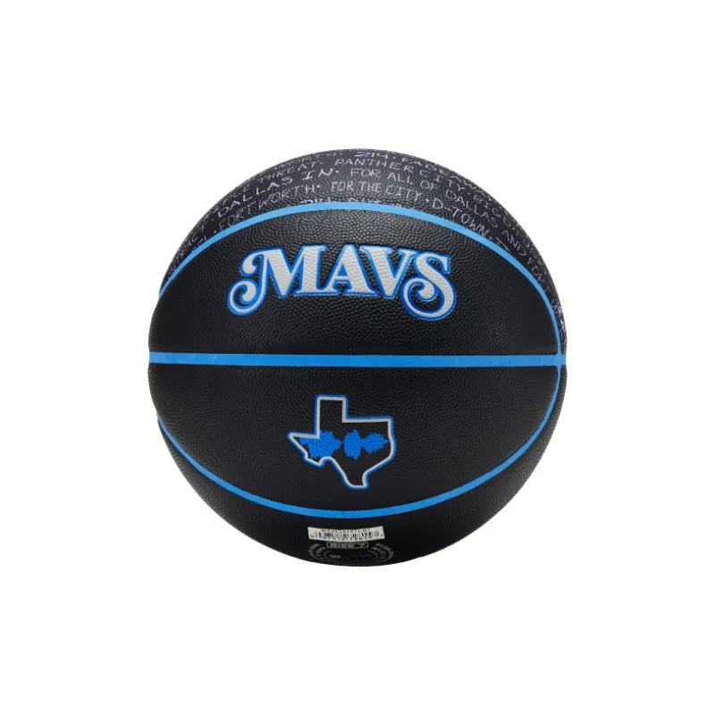 Wilson NBA City Series PU Basketball Black Blue Size 7 Ball Training Unisex-0