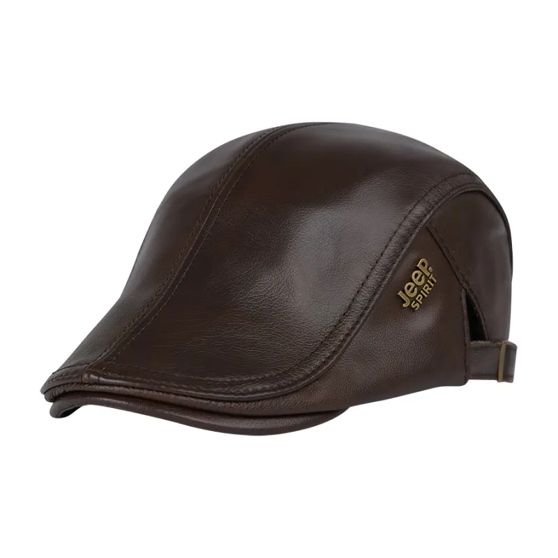 JEEP SPIRIT Cow Leather Berets Men's-6