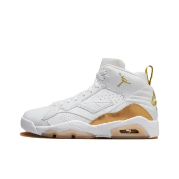 JORDAN Mvp White Gum Light Brown Metallic Gold Women's
