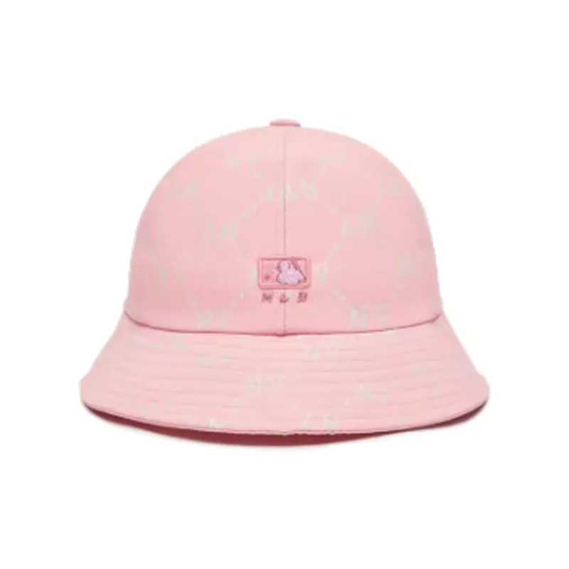 MLB Cotton Bucket Hats Kids' Black/Pink-3