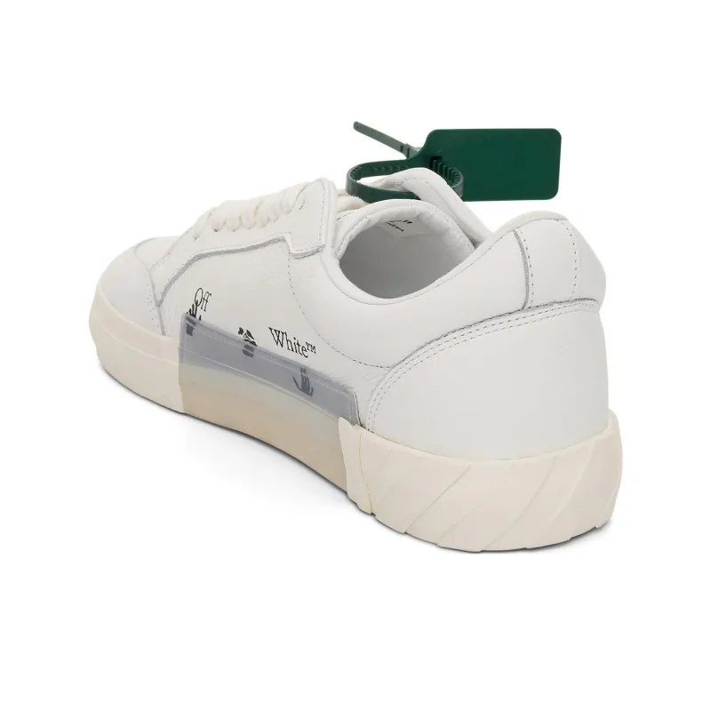 OFF WHITE Vulc Low Leather White White SS22-4