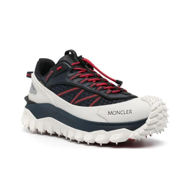 Moncler Low Top Casual Shoes Men's Black-1