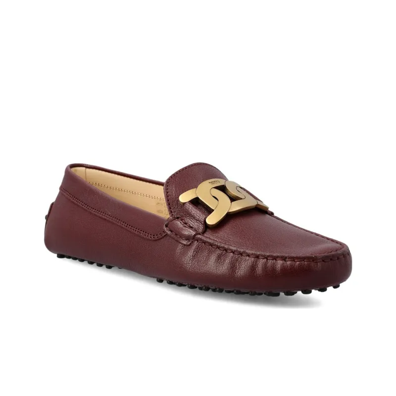 TOD'S Kate Gommino Logo Plaque Loafers Women's-2
