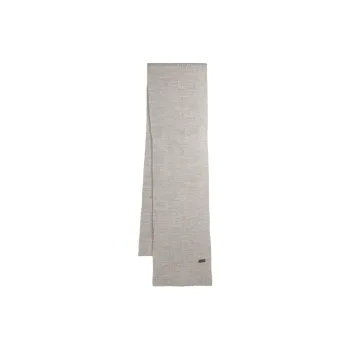 BARBOUR Knit Scarves Men's Light Gray