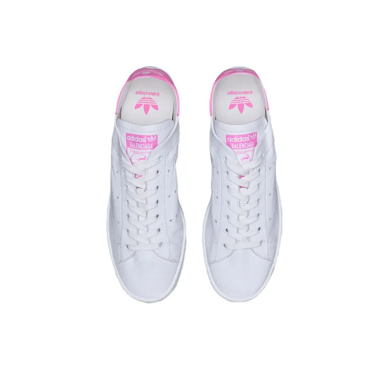 Adidas Balenciaga X Adidas Stan Smith White Pink Glow Women's-4