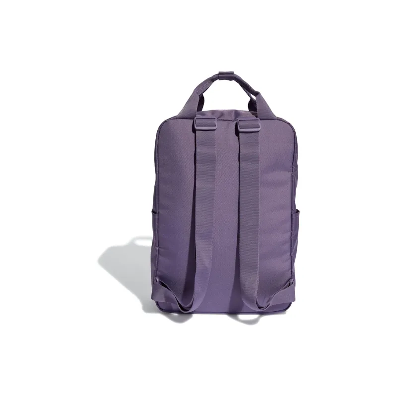 Adidas Recycled Polyester Twill Backpack Regular Unisex Shadow Purple & Black & Gray White-1