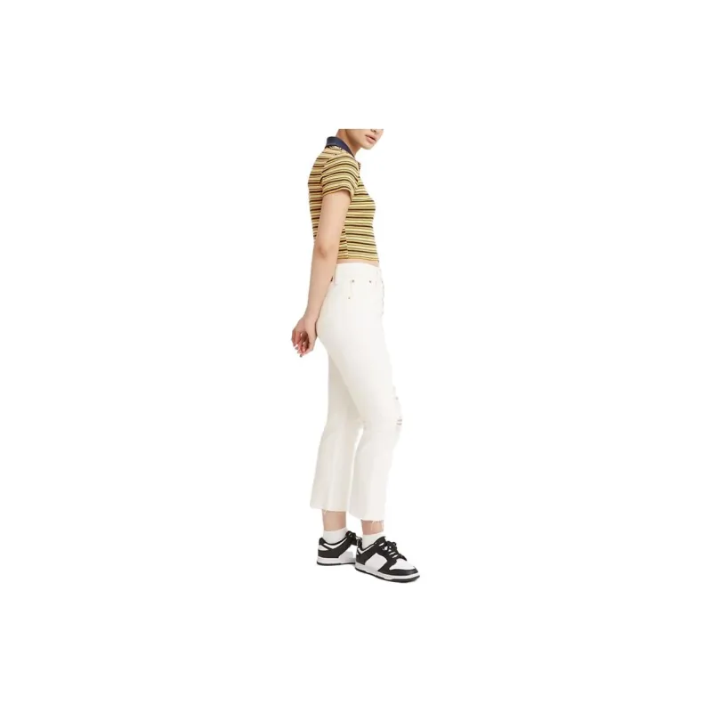 Levis Jeans Women's White-2