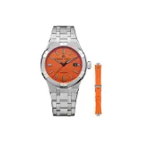 Orange Red Watch Dial