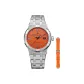 Orange Red Watch Dial
