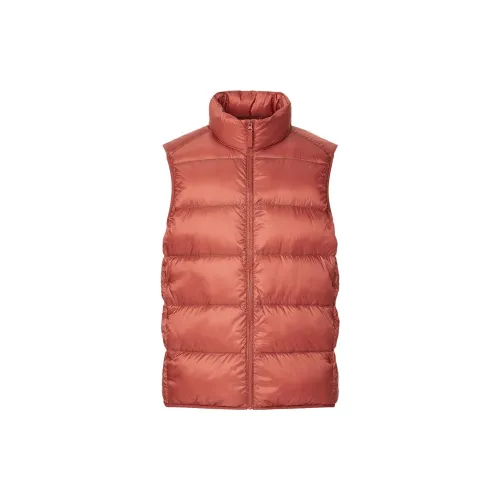 UNIQLO Vests Unisex Orange Brown