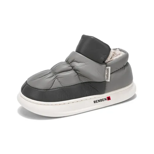 RENBEN Casual Shoes Men Mid-Top Gray