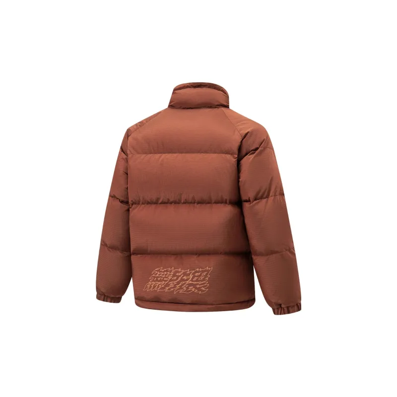LiNing Skateboard Down Jacket Men's Tea Red-1