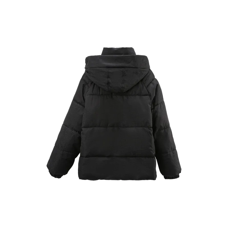 A Paradise For Awakening Puffer Jacket Women's Black-1