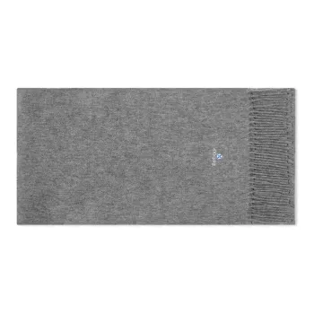 BARBOUR Knit Scarves Men's Gray