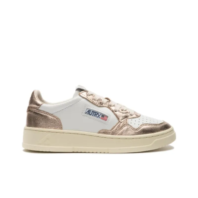 AUTRY Medalist Low Top Bicolor 'White Copper' Women's-1