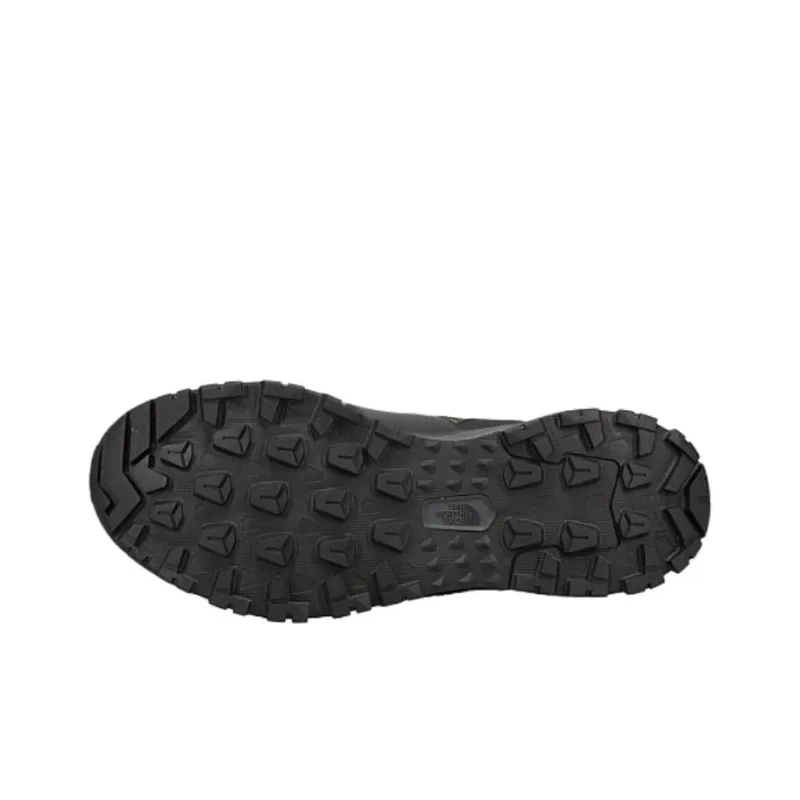 THE NORTH FACE Wear resistant And Lightweight Low Top Long Distance Running Athletic Shoes Men's Black Green-4