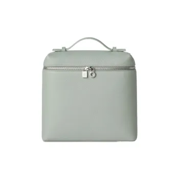 Loro Piana ExtraPocket Cow Leather Tofu Bag Backpack Handbag Regular Women's Eucalyptus