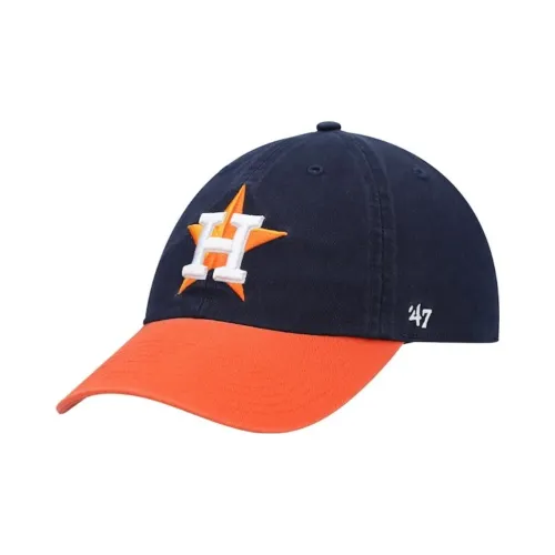 MLB Cotton Baseball Caps Unisex Orange